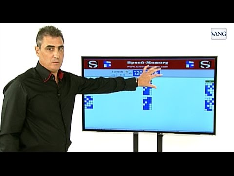 Ramón Campayo, world memory champion, in action