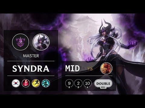 Syndra Mid vs Annie - KR Master Patch 9.14