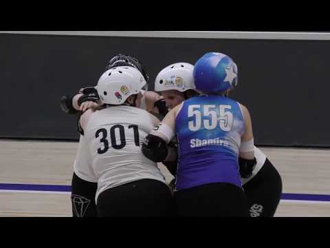 Kallio vs Oulu 25.5.2019 Roller Derby - Bits and pieces 1st half-time
