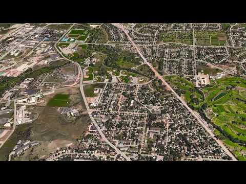 Aerial Tour of Rapid City, South Dakota