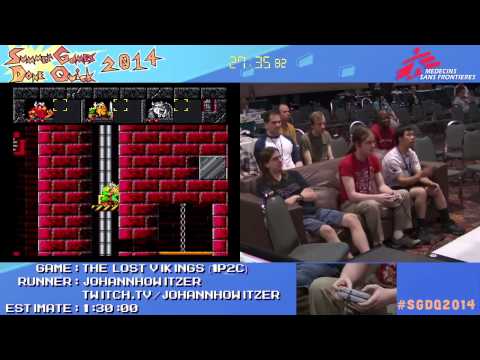 The Lost Vikings by johannhowitzer in 57:42 - SGDQ2014 - Part 94