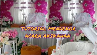 TUTORIAL MENDEKOR ACARA AKIKAHAN DENGAN BALON DAN BUNGA