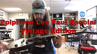 Video thumbnail for Epiphone Les Paul Special Vintage Edition by Ben Coombs