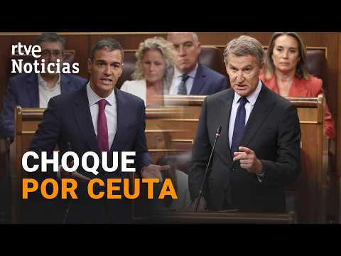 Crisis migratoria Ceuta | Sánchez y Feijóo se enzarzan por la gestión de la crisis | RTVE Noticias