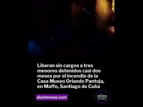 Liberan sin cargos a tres menores detenidos casi dos meses por el incendio del Museo de Maffo