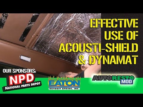 How to Use Dynamat and AccustiSheild to control heat and sound Episode 335 Autorestomod