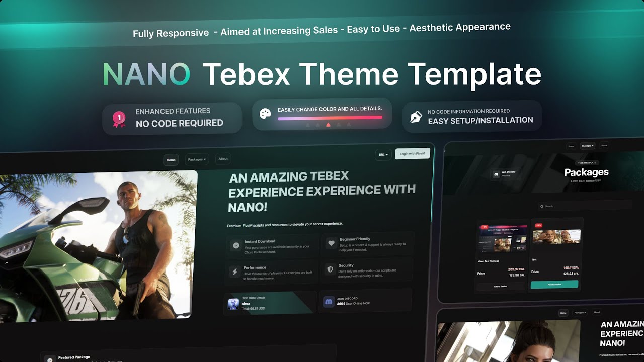 Nano Tebex Theme