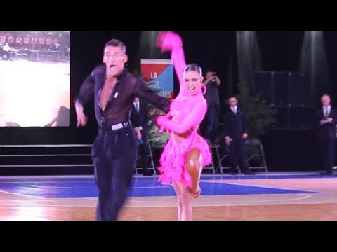 Nikolay Levchenkov & Marie Denigot-Levchenkova, Lyon French Open 2024, WDSF PD Open Latin (Samba)