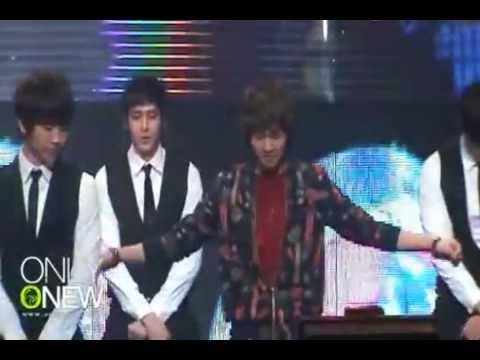 [FANCAM] 100220 SHINee Onew Dance Mistake Rehearsal @ MC 200th Episode, Dance History Special Stage