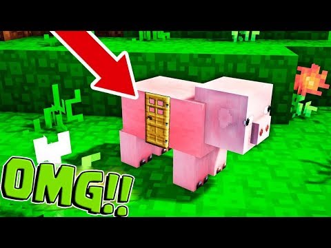 COME VIVERE DENTRO un MAIALE su MINECRAFT ITA