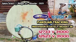 Download lagu Panduan Tracking INDOVISION satelit Measat 3B KU-BAND || Transponder Baru MNC Vision Gabung KVISION mp3