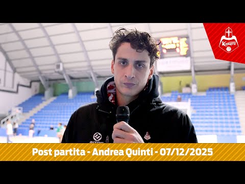 Agrigento vs. Legnano post-match | Andrea Quinti, December 7, 2025