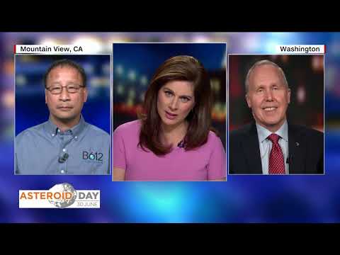 CNN's Erin Burnett interviews astronauts Ed Lu and Tom Jones on Asteroid Day LIVE 2018