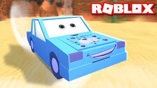 DENIS IS A CAR IN THE ROBLOX CARS 3 OBBY!