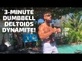🦍🦄💪3-Minute Dumbbell Deltoids Dynamite! | BJ Gaddour Shoulders Workout Exercises Bodybuilding
