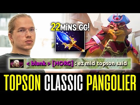 Topson CLASSIC TI Hero PANGOLIER Mid - 22 Minutes GG! DOTA 2