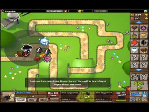Bloons TD5 My Channel Intro And Monkey Lane Playthrough ~ iamanalien