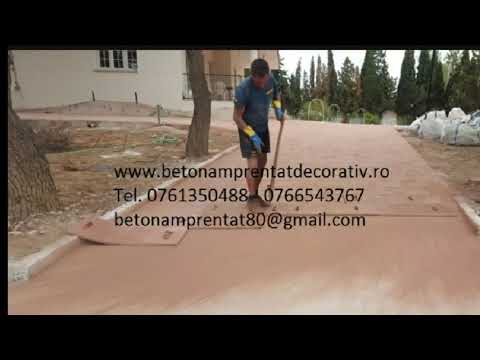 Beton Amprentat Vadu Oii  - Buzău  Tel.0761350488 -0766543767