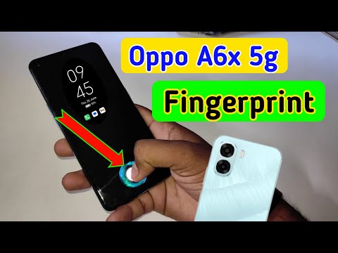 Oppo a6x 5g display fingerprint setting/Oppo a6x 5g fingerprint screen lock/fingerprint sensor