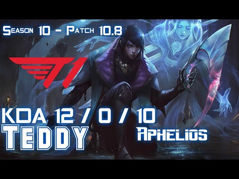 T1 Teddy APHELIOS vs KALISTA ADC - Patch 10.8 KR Ranked
