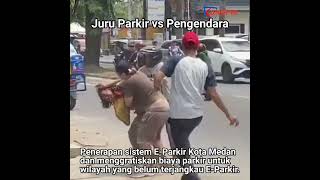 Download lagu B4KU HANTAM Tukang parkir vs Pengendara motor di kota medan mp3