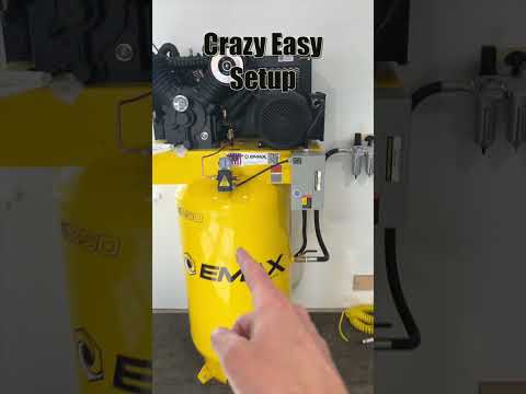 Air Compressor Piping Line Hack #aircompressor pressor #airtools #Shoptour