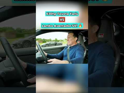 1,6 l GR Yaris vs. 6,5 l Lambo 💀