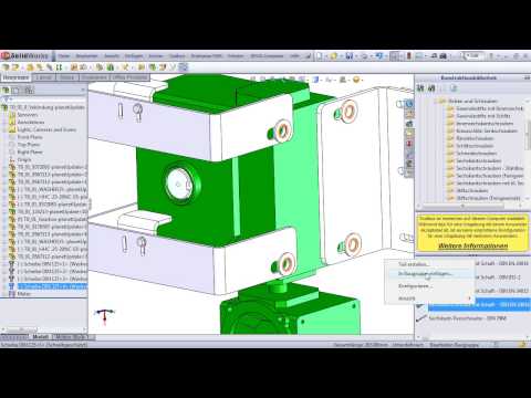 SolidWorks Toolboxteile einfügen