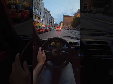 Milan by night in a Cinquecento Sporting 1995 #automobile #car