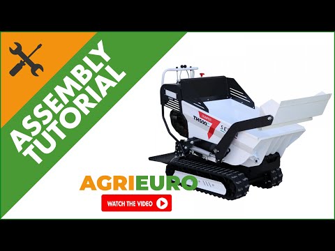 Seven Italy TH500C L70-E Tracked Diesel Power Barrow - Hydraulic 500 Kg bucket - Assembly tutorial