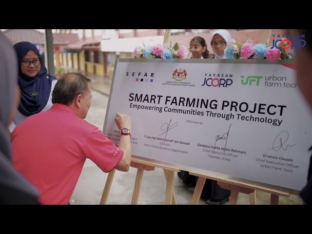 Smart Greenhouse Launch at SMK Taman Universiti 2, Johor Bahru