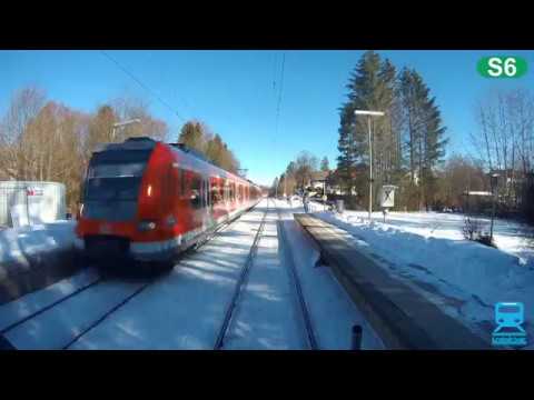 Führerstandsmitfahrt 2019 S-Bahn München - S6 Tutzing - Ostbahnhof
