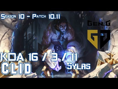 Gen Clid SYLAS vs EKKO Jungle - Patch 10.11 KR Ranked