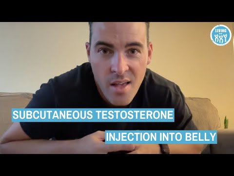 Subcutaneous #testosterone  Injection Into Belly Fat