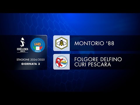 Eccellenza Abruzzo 3° giornata | Montorio '88 - Folgore Delfino Curi Pescara (3-2)