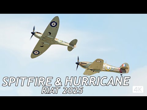 BBMF Spitfire & Hurricane - Battle of Britain Memorial Flight – RIAT 2025