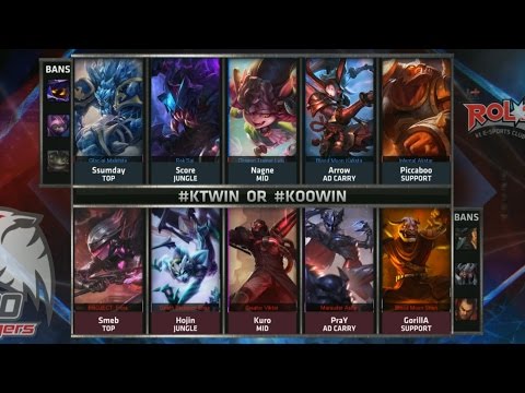KT vs KOO Highlights - KT ROLSTER vs KOO TIGERS Game 5 - S5 WORLDS 2015 KNOCKOUT STAGE - QUARTERS