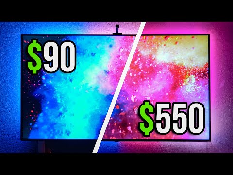 Testing Govee's new Envisual Camera vs Hue HDMI Sync - TV Backlights Compared!