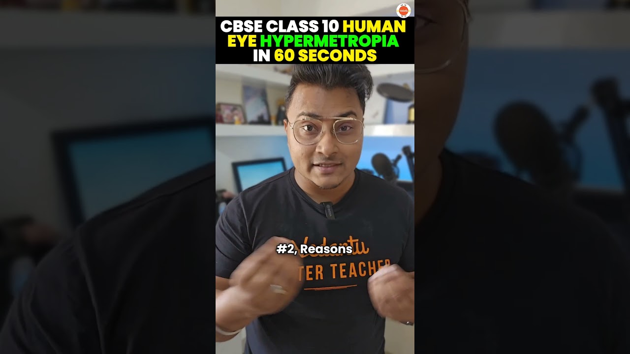 Human Eye & the Colourful World | Hypermetropia in 60 Secs | Class 10 Physics - Science | CBSE 2024