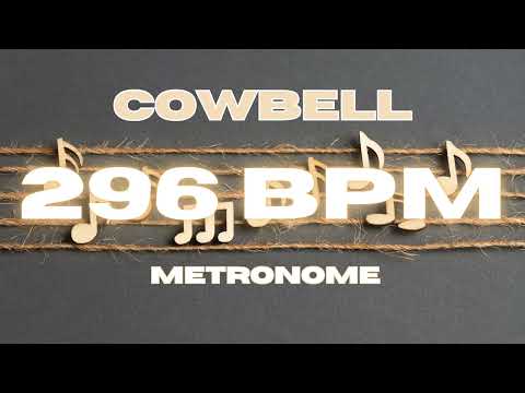 296 BPM - Cowbell Metronome
