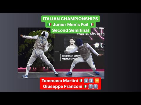Italian Championships 2022 JMF - L4 - Tommaso Martini v Guiseppe Franzoni