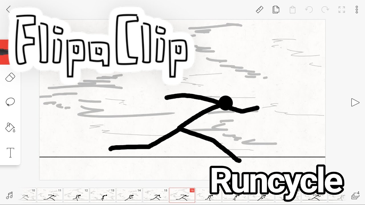 How to animate a Run Cycle Animation on FlipaClip