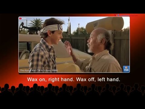 English @ the Movies: Wax on, wax off