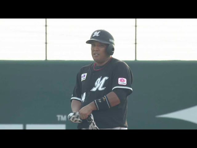 【ファーム】3試合連続タイムリー!! マリーンズ・井上晴哉 右中間を破る2ベースヒットを放つ!! 2023年6月17日 福岡ソフトバンクホークス 対 千葉ロッテマリーンズ