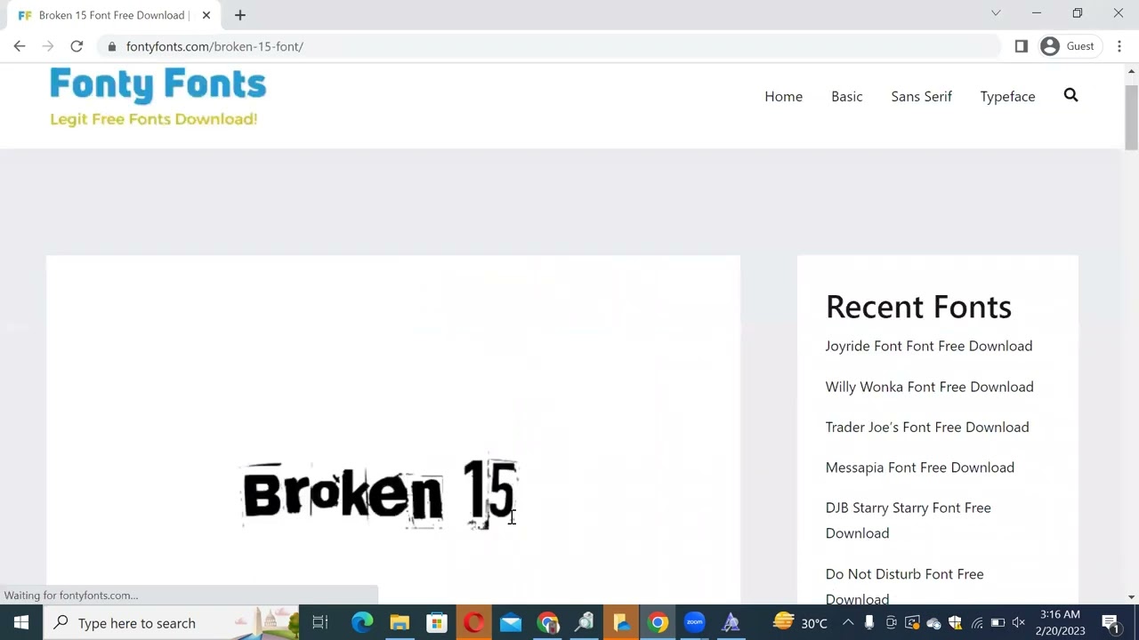 How to Download and Install Broken 15 Font Free Download in Adobe Photoshop