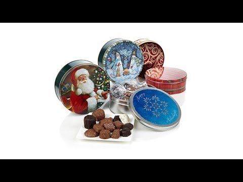 Giannios 1 lb. Tins with Chocolates  5pack