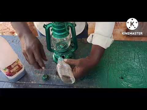 1950 Rusty oil Lamp Restoration....