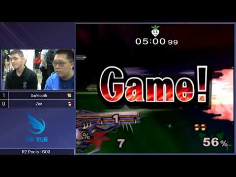 Shine 2017 SSBM - Darktooth (Fox) vs. Zeo (C. Falcon) - Melee Round 2 Pools