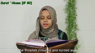Download lagu Maryam Masud Laam is Reciting Surah Al-Abasa mp3