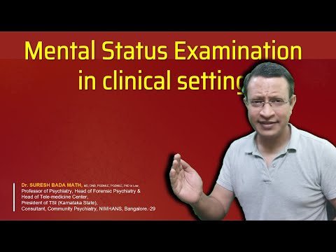 Mental Status Examination in clinical psychiatry (MSE in Clinical Psychiatry)